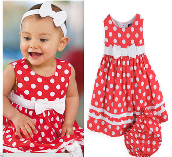 vestido bolinha vermelho + calçinha 0 a 2 anos