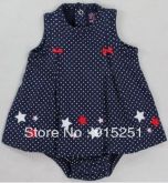 vestidinho carters azul com bolinha  0 a 2 anos