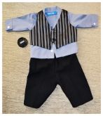 conjunto  cavalheiro  com calça social, colete e camisa 3M